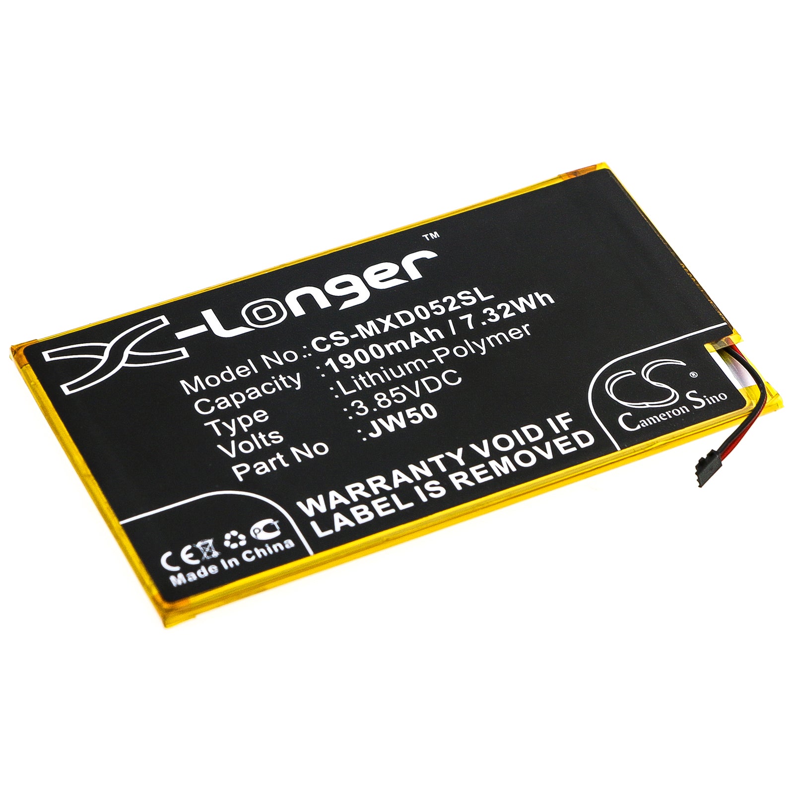 Li-Polymer Battery fits Motorola, Md1005g, Moto Module 5g 3.85V, 1900mAh Mobile & SmartPhone Cameron Sino Technology Limited