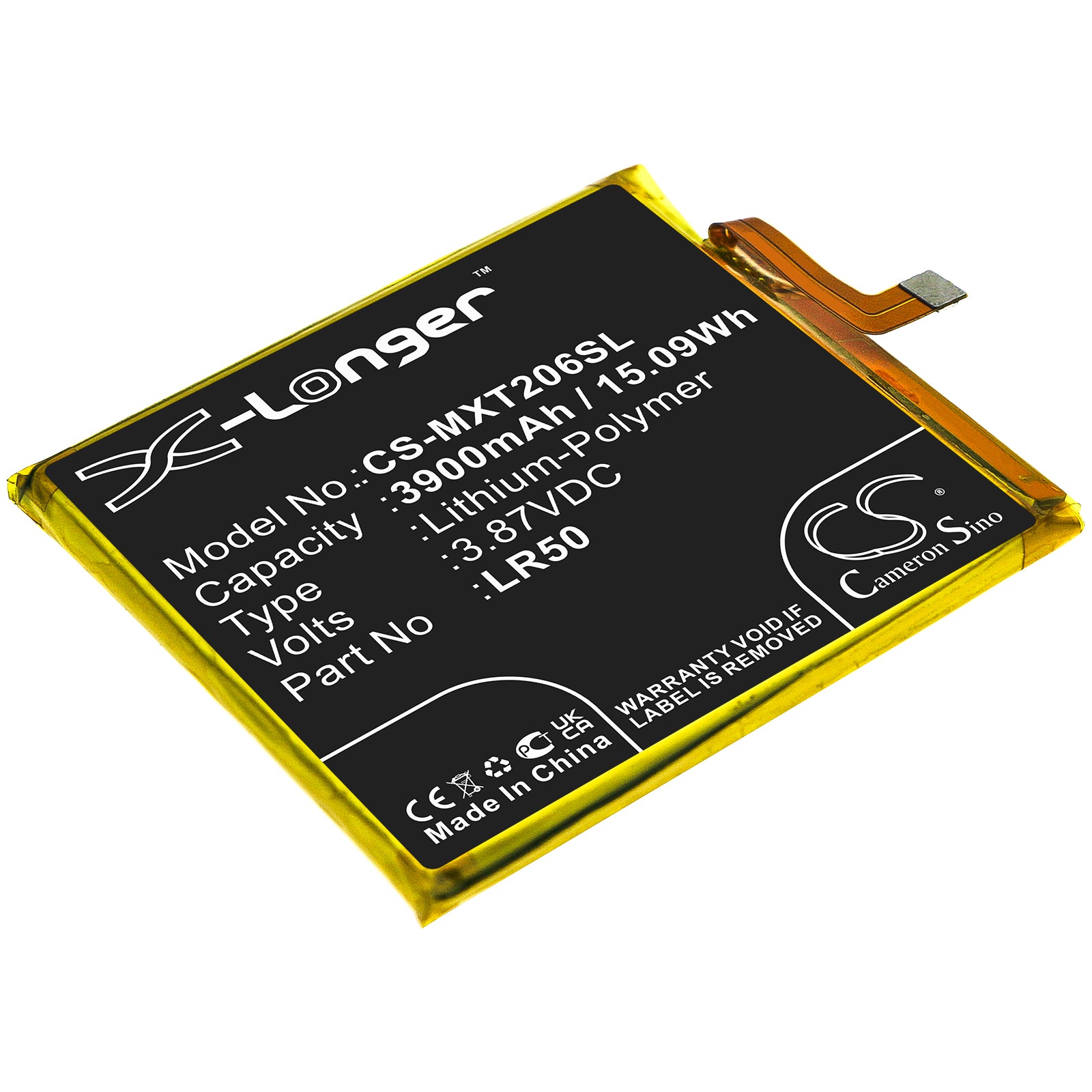 Li-Polymer Battery fits Motorola, Moto Edge, Moto Edge 5g 3.85V, 4250mAh Mobile & SmartPhone Cameron Sino Technology Limited