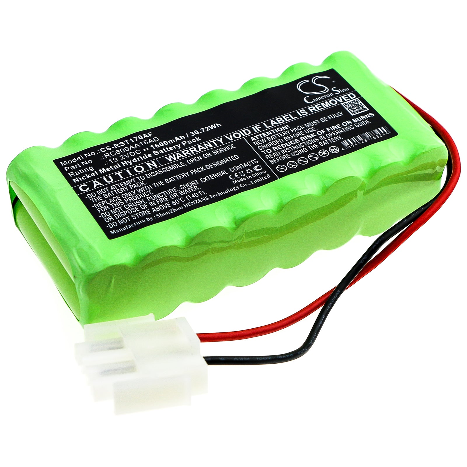 Ni-MH Battery fits Record, Agtatec 1866-1, Sta17 19.2V, 1600mAh Automatic Doors Cameron Sino Technology Limited