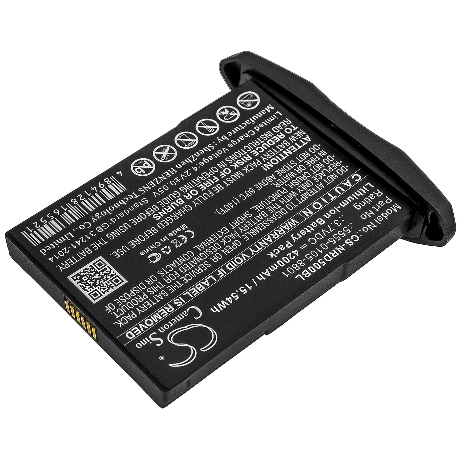 Li-ion Battery fits Ncr Orderman, Ncr Orderman 5 3.7V, 4200mAh Barcode Scanner Cameron Sino Technology Limited