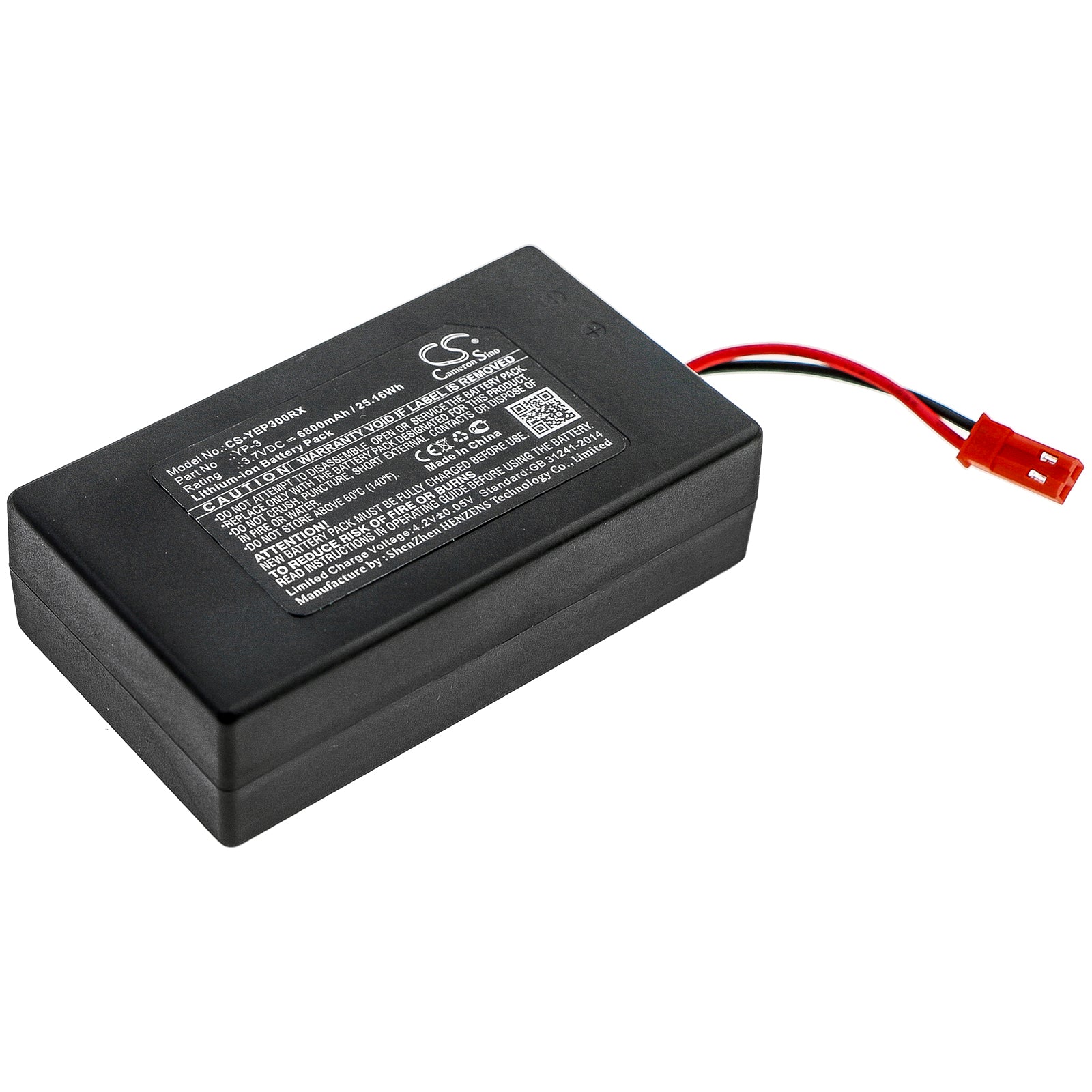 Li-ion Battery fits Yuneec, Q500, St10, St10 Chroma Ground Station 3.7V, 6800mAh Remote Controller Cameron Sino Technology Limited