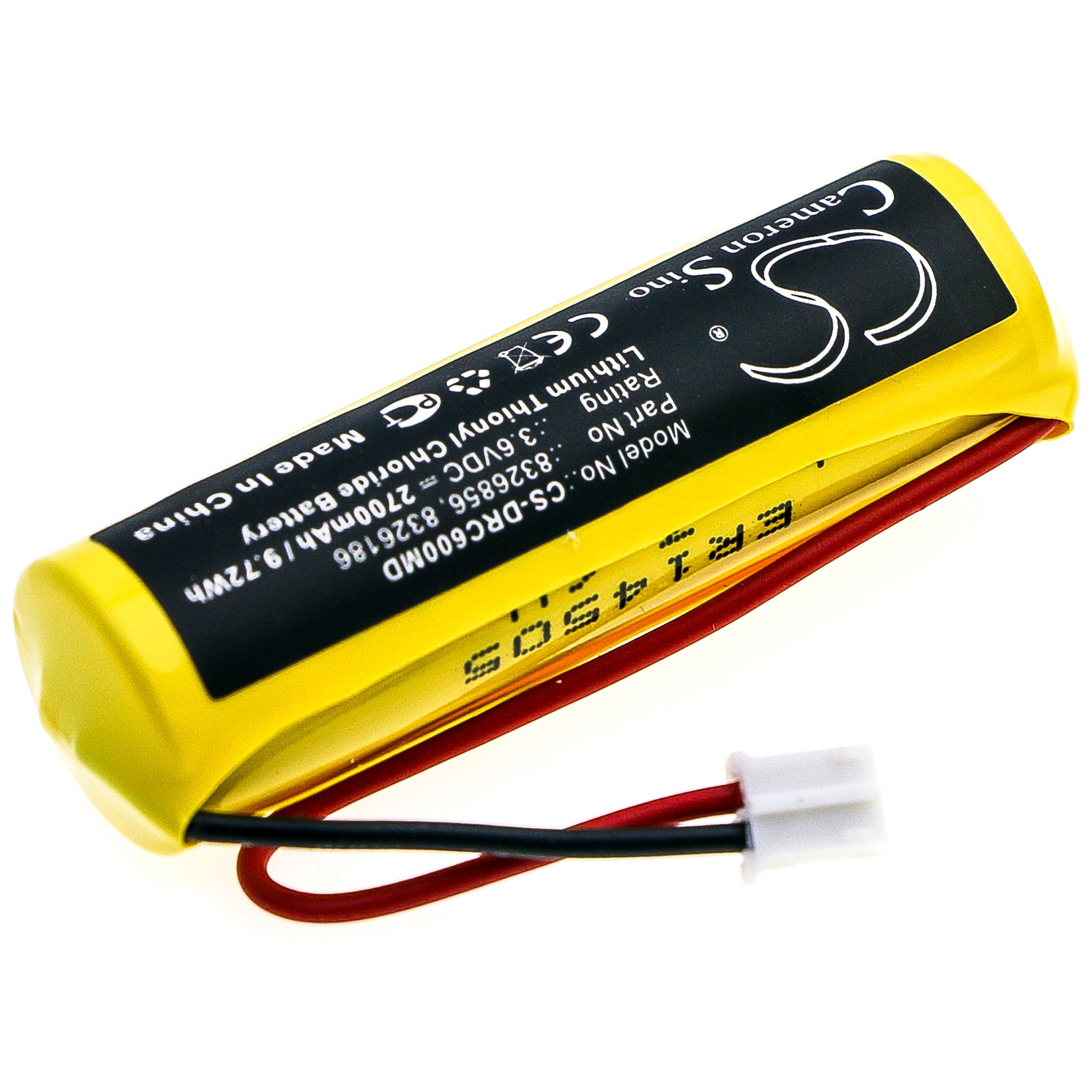 Li-SOCl2 Battery fits Drager, Pac 6000, Pac 6500, Pac 8000 3.6V, 2700mAh Equipment & Survey & Test Cameron Sino Technology Limited