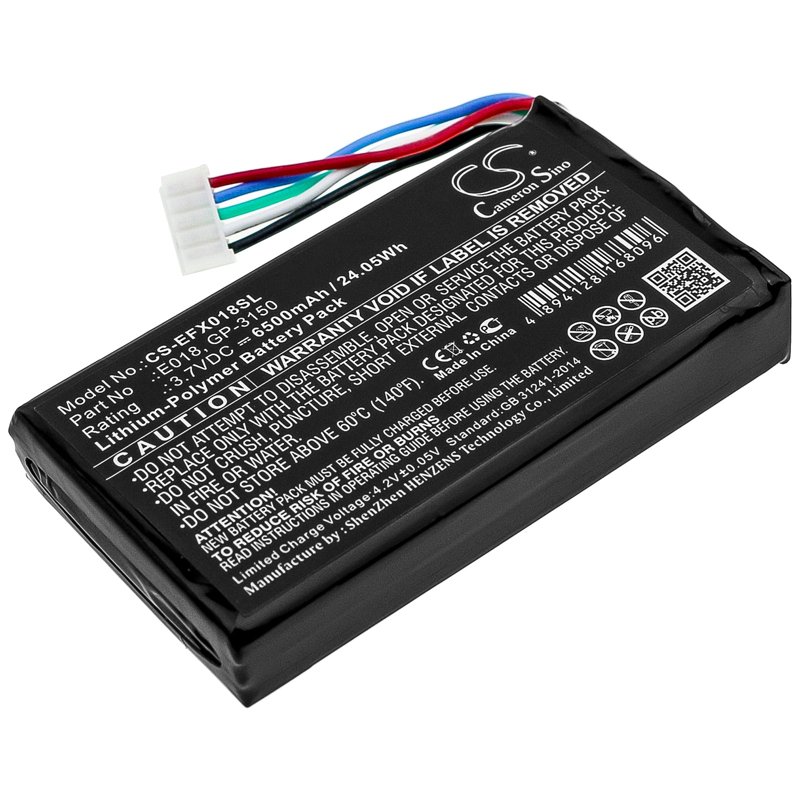 Li-Polymer Battery fits Exfo, Ox1, Ox1 Optical Explorer, Ox1 Optical Fiber Multimeter 3.7V, 6500mAh Equipment & Survey & Test Cameron Sino Technology Limited