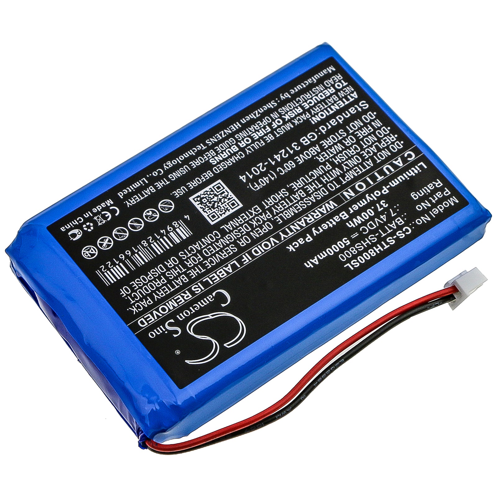 Li-Polymer Battery fits Siglent, Shs1000, Shs800 7.4V, 5000mAh Equipment & Survey & Test Cameron Sino Technology Limited
