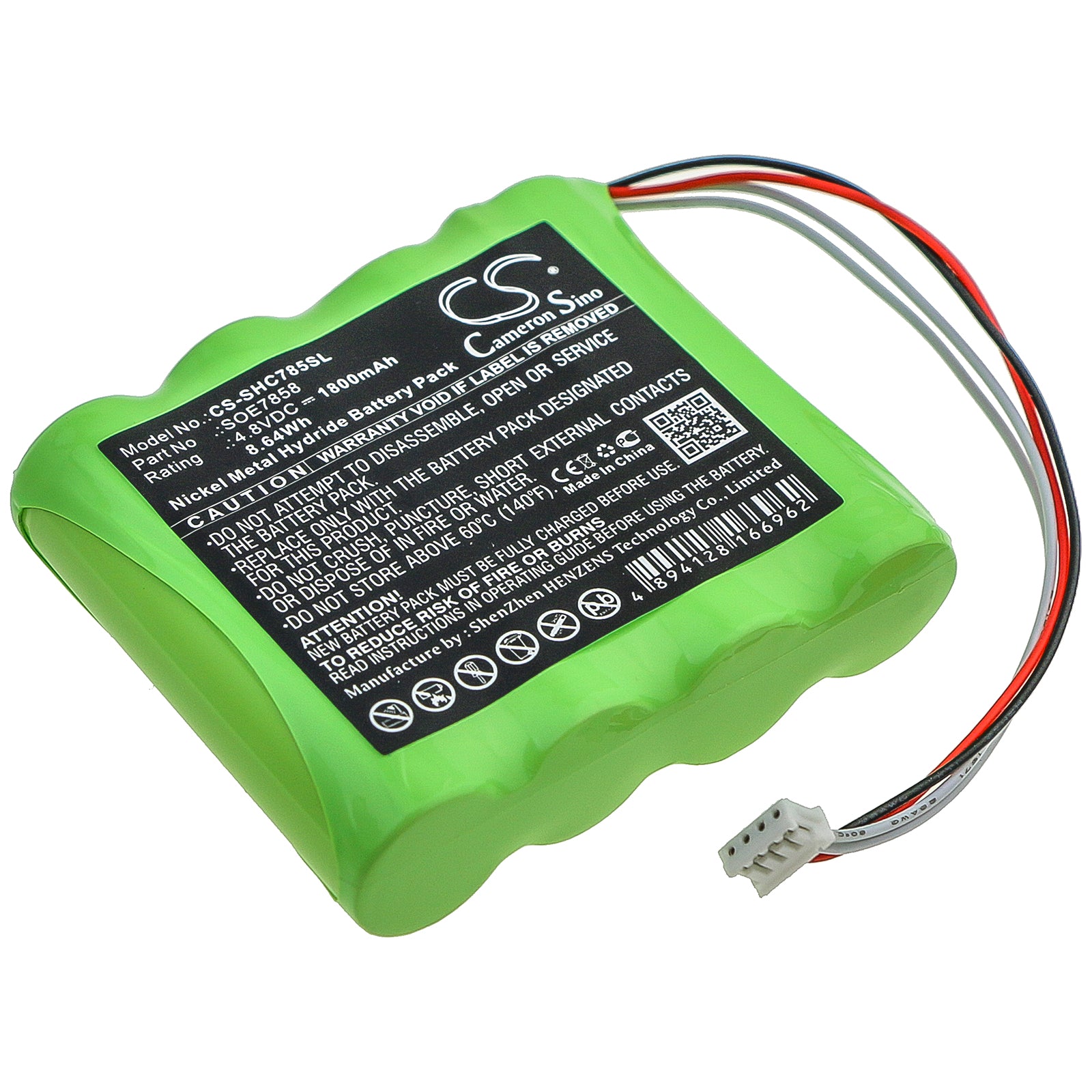 Ni-MH Battery fits Soehnle, Scale 7858 4.8V, 1800mAh Equipment & Survey & Test Cameron Sino Technology Limited