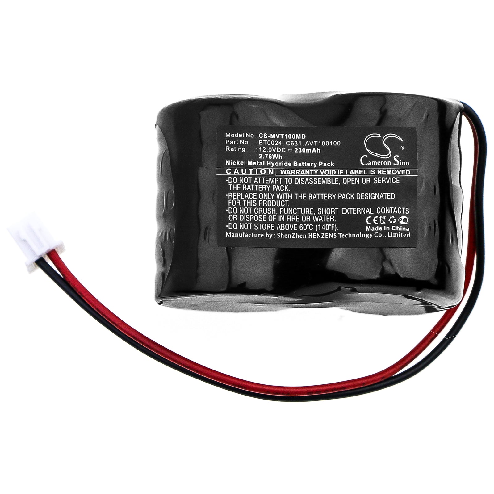 Ni-MH Battery fits Imex, 421, Br0024, Bt0022 12.0V, 230mAh Medical Cameron Sino Technology Limited