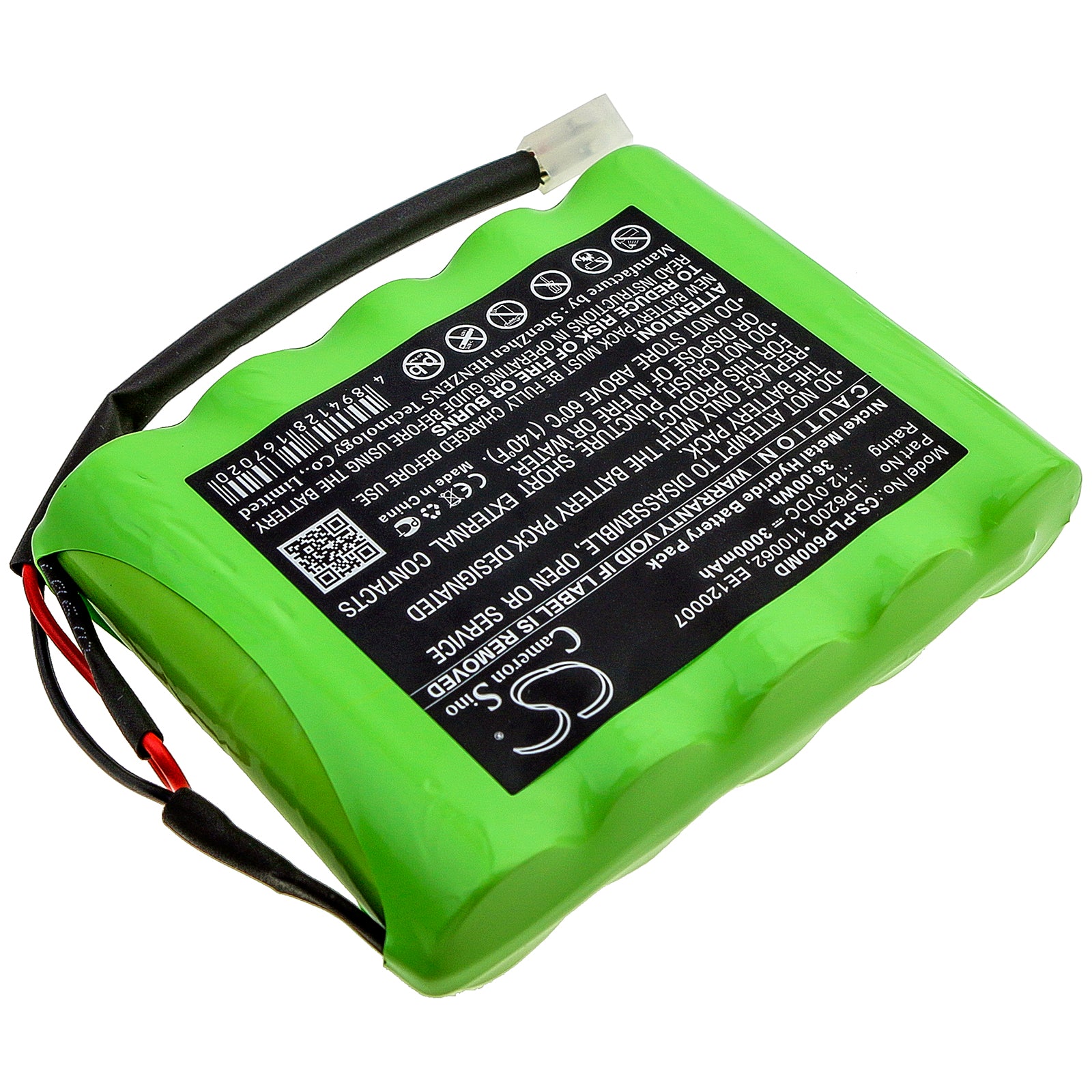 Ni-MH Battery fits Physio-control, 7 Defibrillator, Lifepak 6, Lifepak 6s 12.0V, 3000mAh Medical Cameron Sino Technology Limited