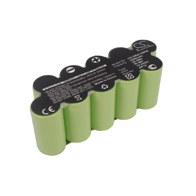 Ni-mh Battery Fits Gardena, 2110, 2150, 2155 12.0v, 3000mah Gardening Tools Cameron Sino Technology Limited
