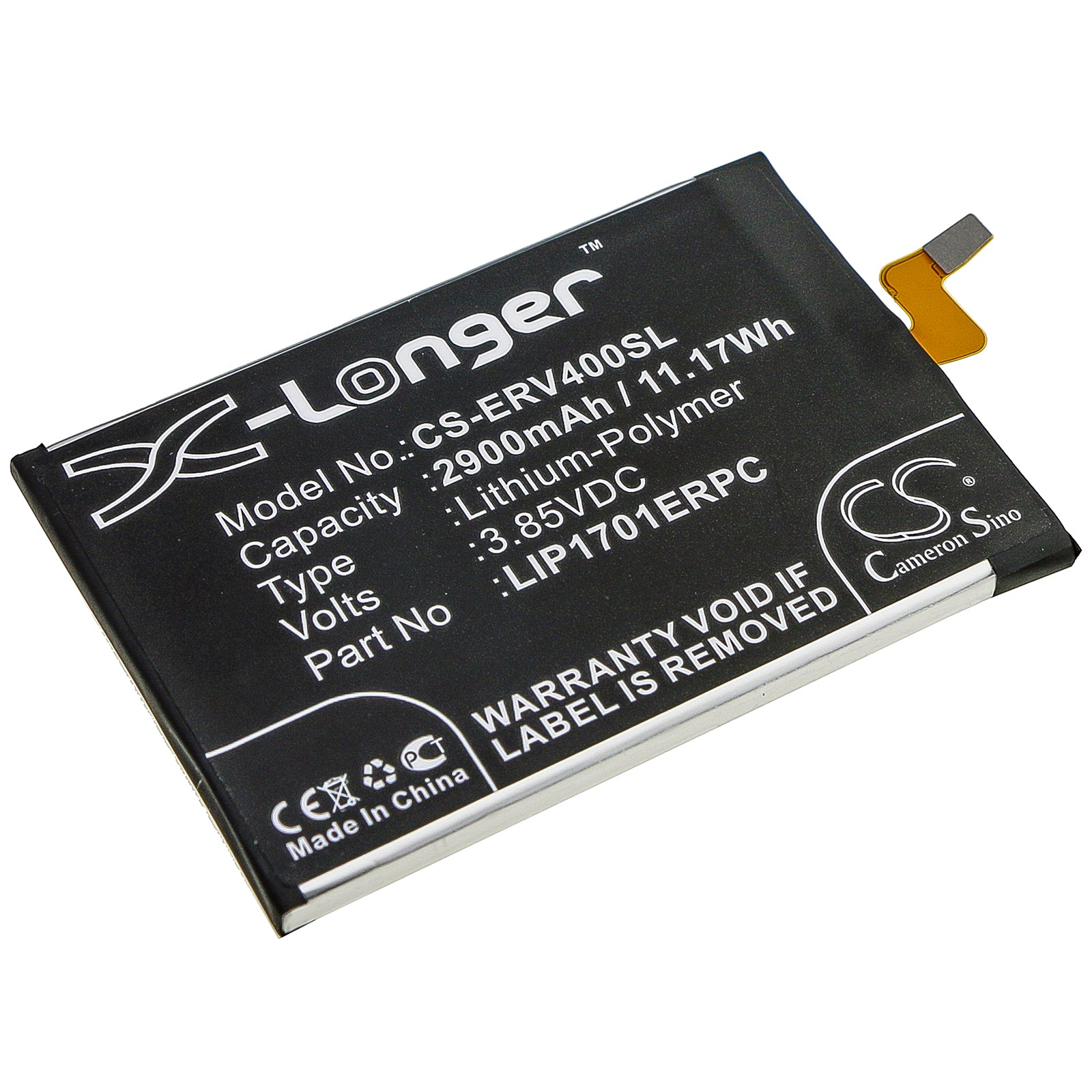 Li-Polymer Battery fits Sony, 802so, J8110, J8170 3.85V, 2900mAh Mobile & SmartPhone Cameron Sino Technology Limited
