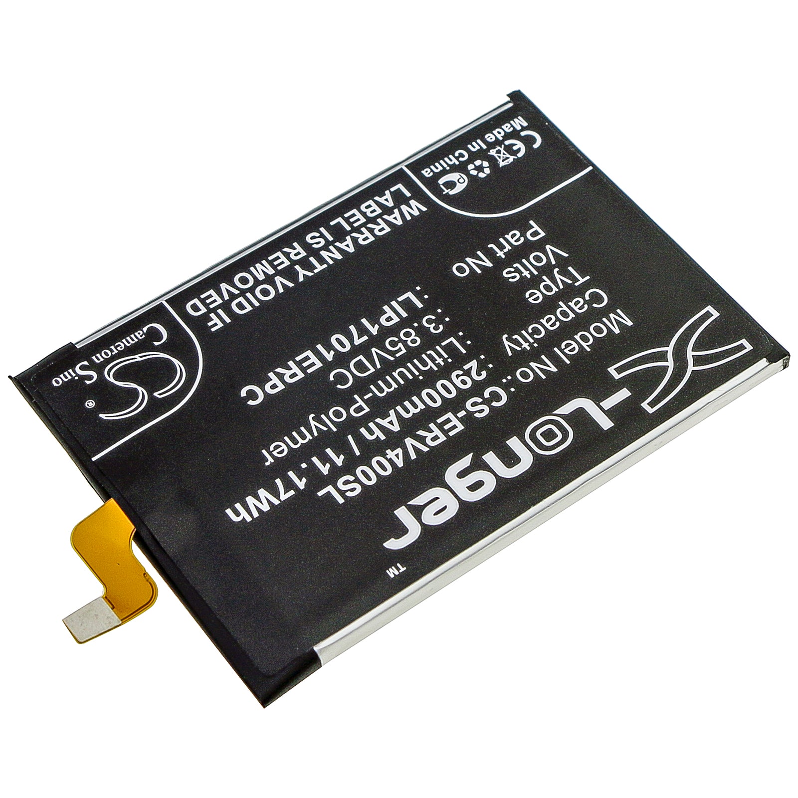 Li-Polymer Battery fits Sony, 802so, J8110, J8170 3.85V, 2900mAh Mobile & SmartPhone Cameron Sino Technology Limited