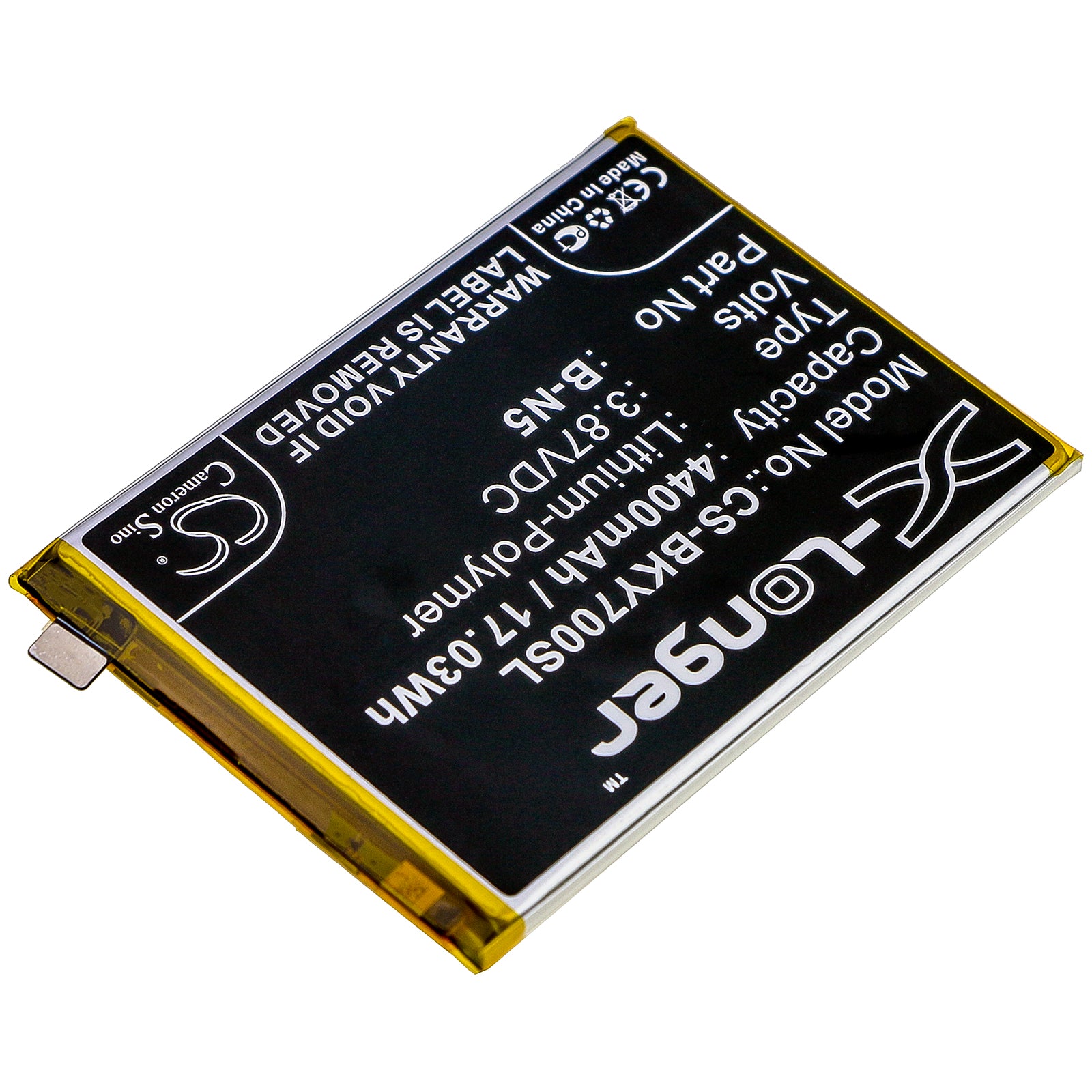 Li-Polymer Battery fits Vivo, V2002, V2002a, Y51s 3.87V, 4400mAh Mobile & SmartPhone Cameron Sino Technology Limited