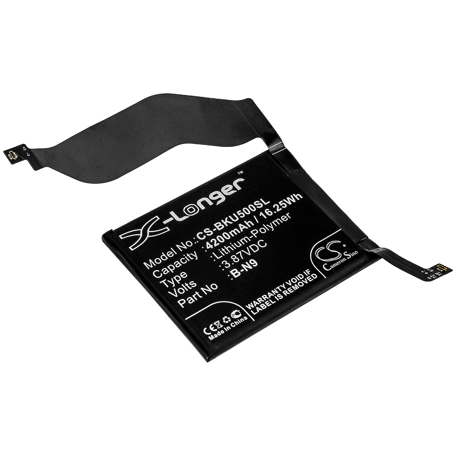 Li-Polymer Battery fits Vivo, Iqoo 5 5g, V2024, V2024a 3.87V, 4200mAh Mobile & SmartPhone Cameron Sino Technology Limited