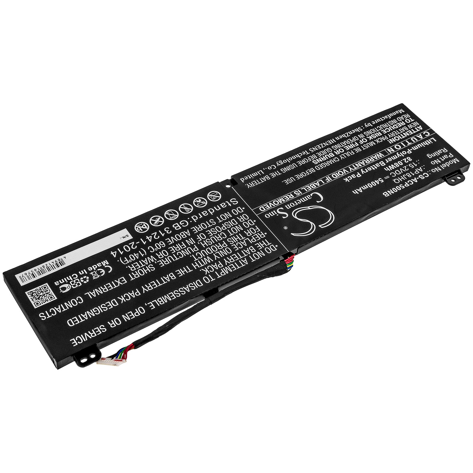 Li-Polymer Battery fits Acer, Conceptd 7 Cn715-71, Conceptd 7 Cn715-71-708a 15.2V, 5400mAh Notebook & Laptop Cameron Sino Technology Limited