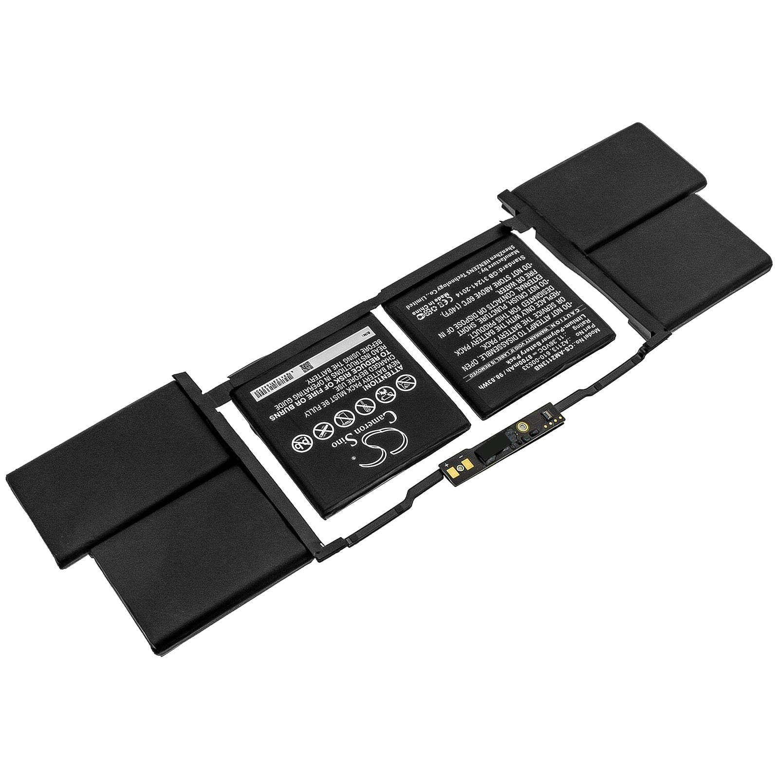 Li-Polymer Battery fits Apple, A2141, Macbook Pro 16 2019, Macbook Pro 16 2019 I9 5500m 11.36V, 8700mAh Notebook & Laptop Cameron Sino Technology Limited