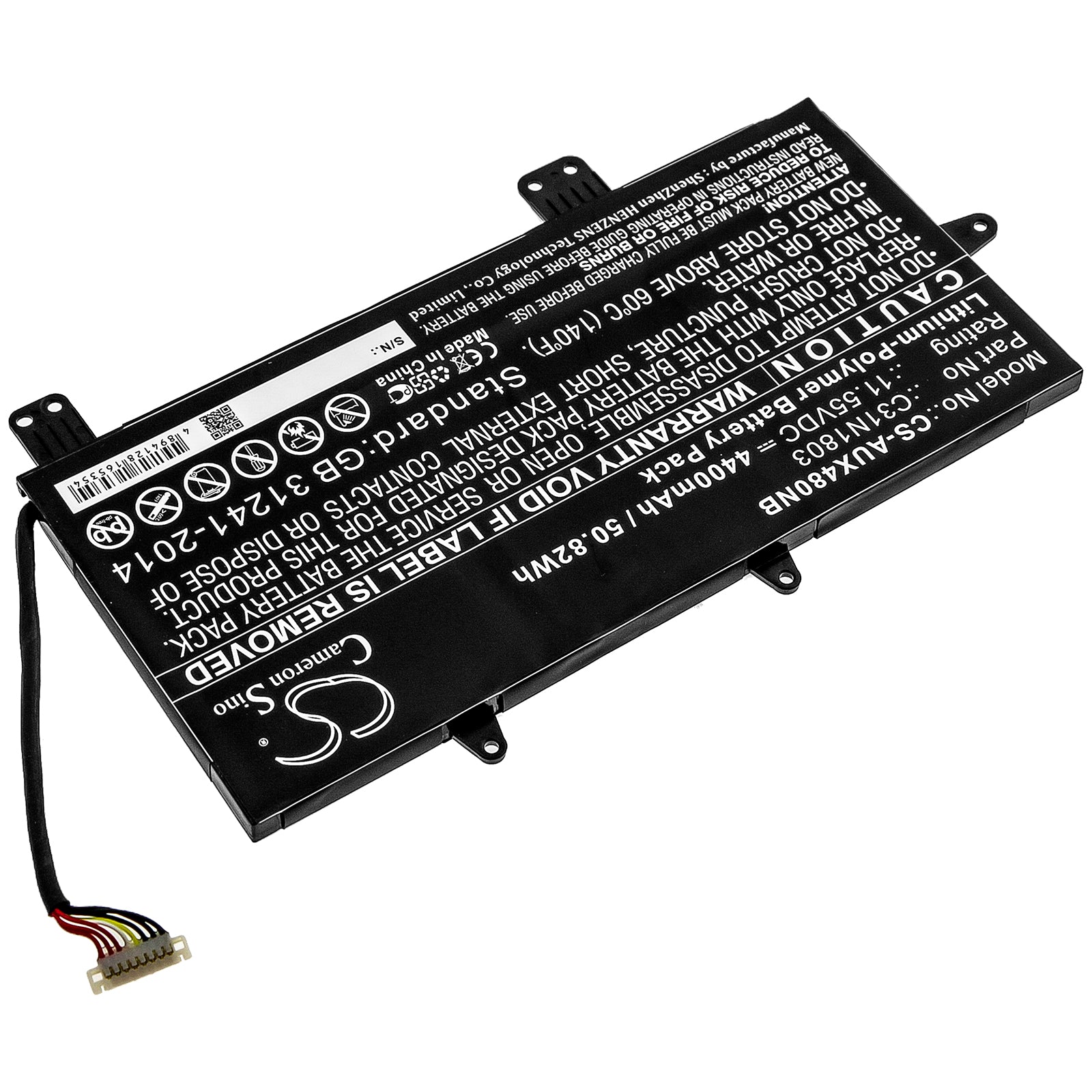 Li-Polymer Battery fits Asus, Ux480fd Ux450fd, Zenbook Pro 14 Ux480 11.55V, 4400mAh Notebook & Laptop Cameron Sino Technology Limited