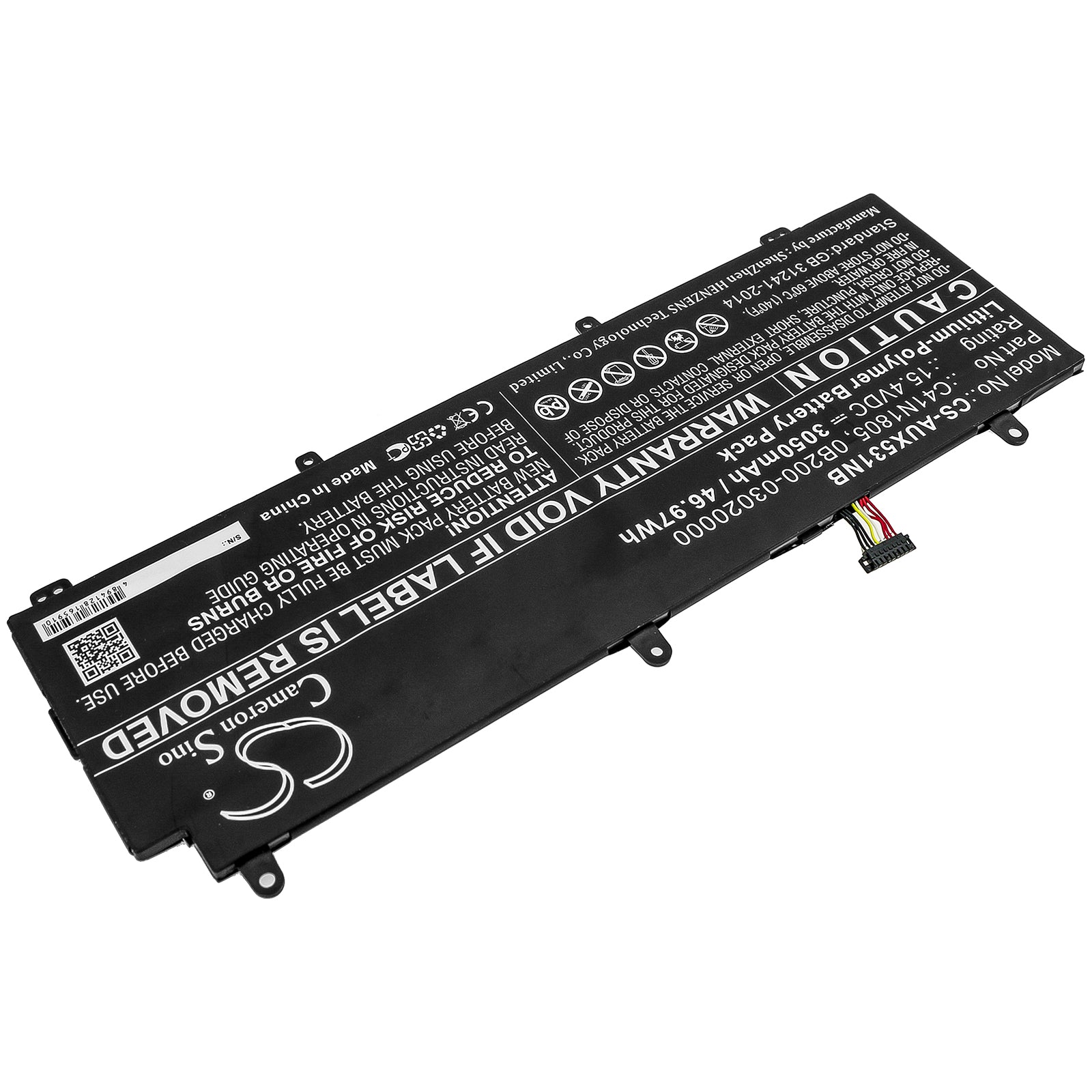 Li-Polymer Battery fits Asus, Gx531, Gx531gm, Gx531gs 15.4V, 3050mAh Notebook & Laptop Cameron Sino Technology Limited