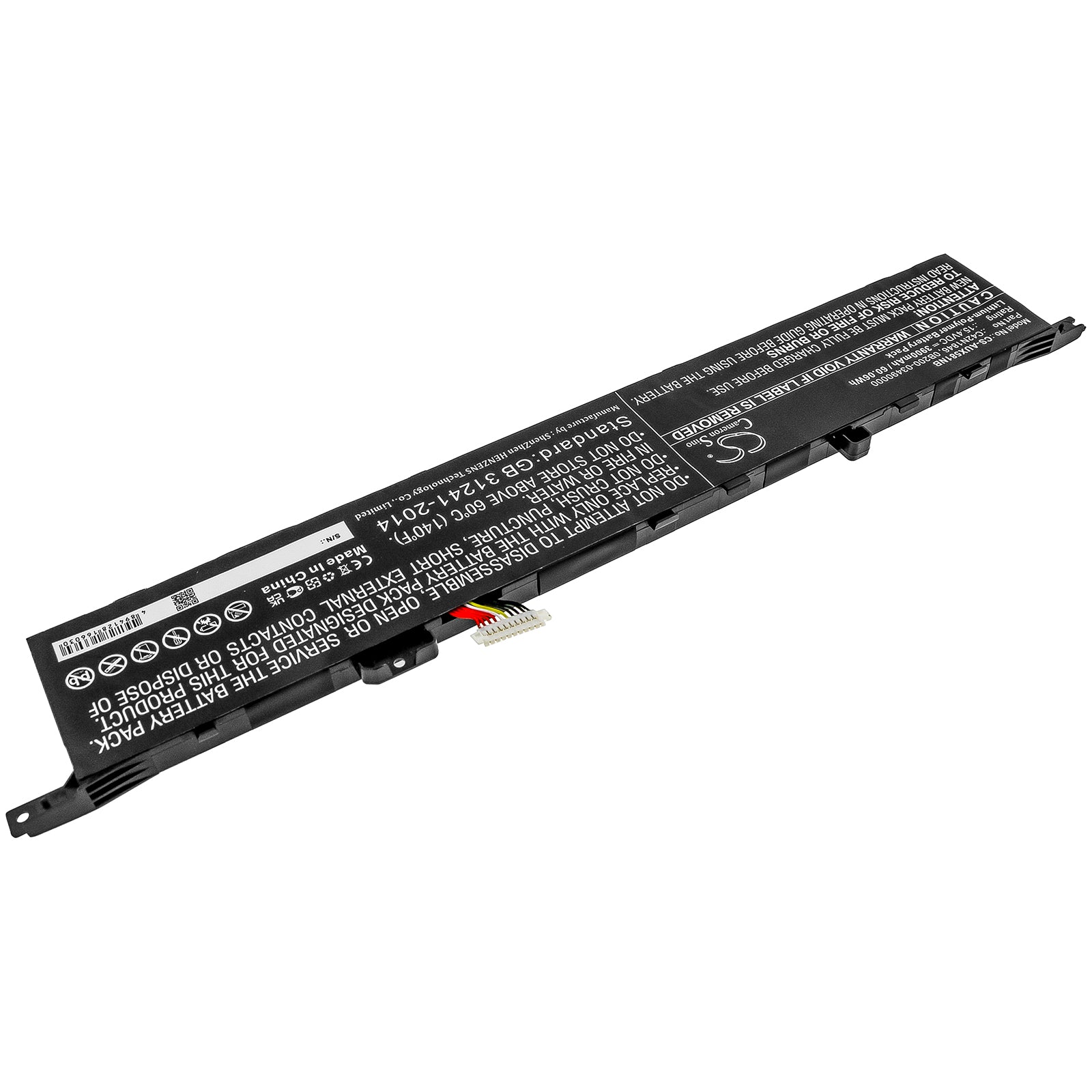Li-Polymer Battery fits Asus, Ux581, Ux581gv, Zenbook Duo Pro Ux581gv 15.4V, 3900mAh Notebook & Laptop Cameron Sino Technology Limited