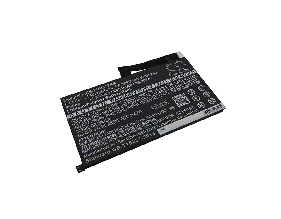 Li-Polymer Battery fits Fujitsu, Lifebook Uh572 14.8V, 2450mAh Notebook & Laptop Cameron Sino Technology Limited