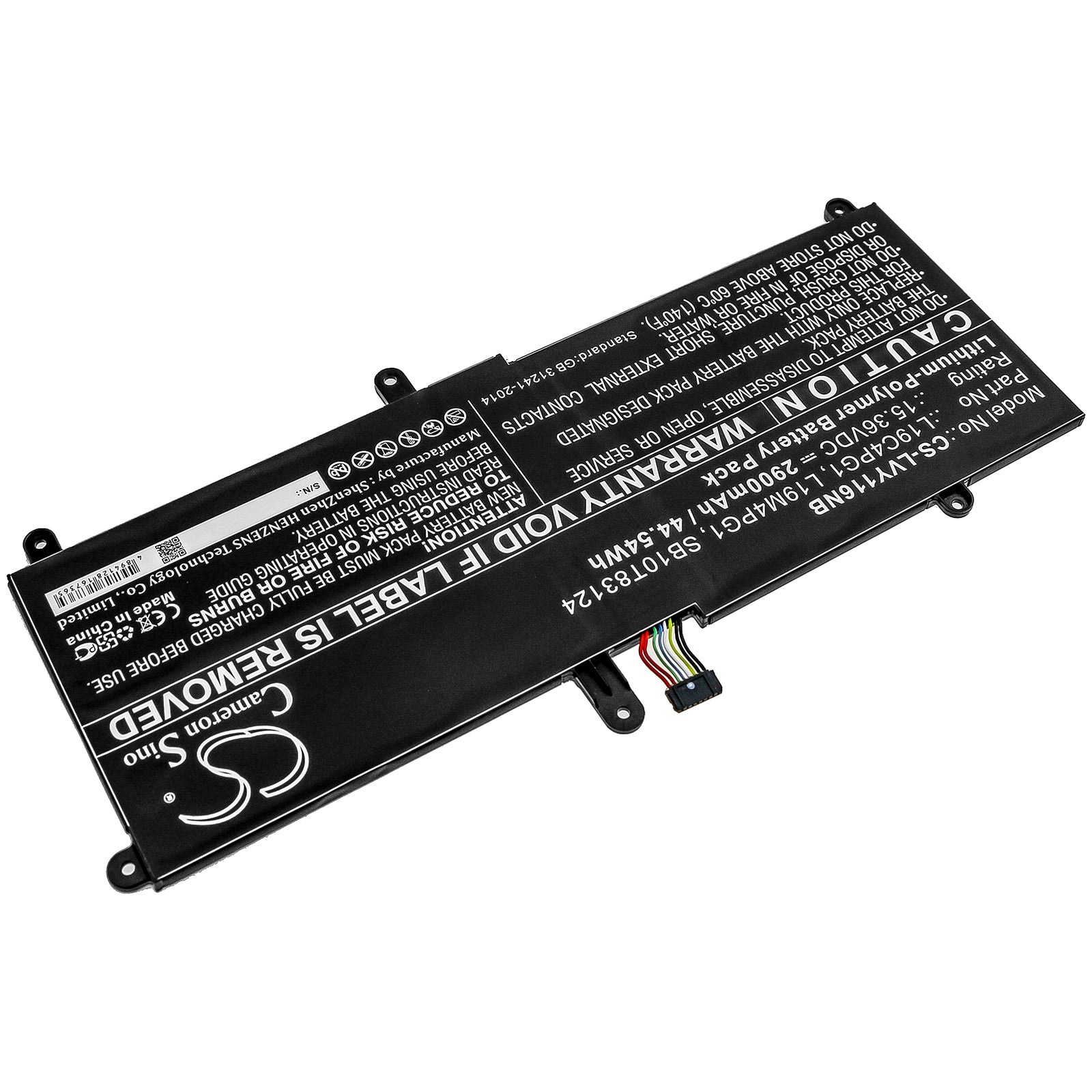 Li-Polymer Battery fits Lenovo, 11e Yoga Gen 6 20ses00100, 11e Yoga Gen 6 20ses00200 15.36V, 2900mAh Notebook & Laptop Cameron Sino Technology Limited