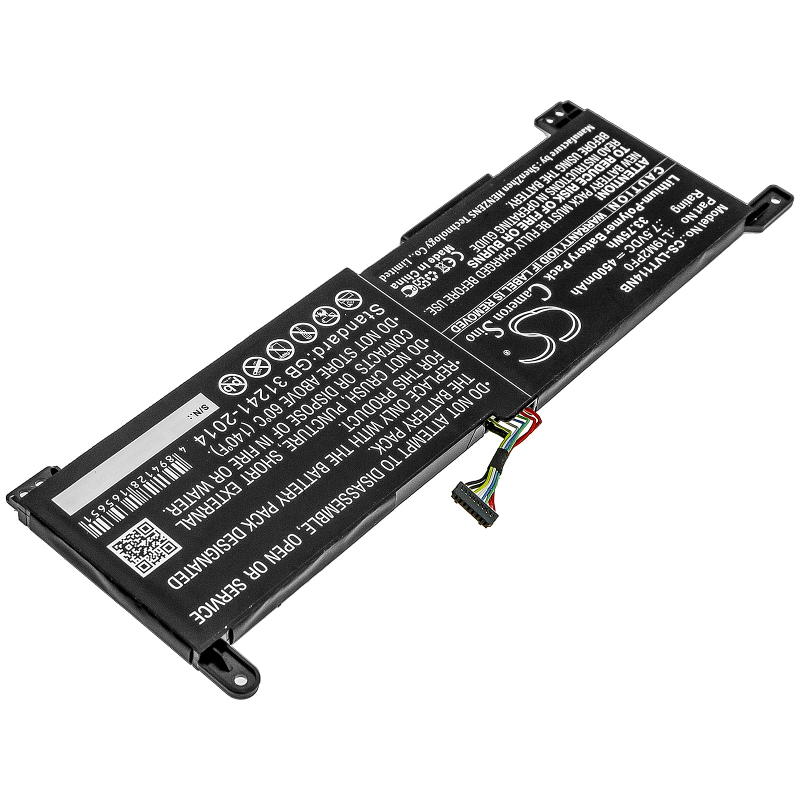 Li-Polymer Battery fits Lenovo, Ideapad 1-11ada05 82gv002bnz, Ideapad 1-11ada05(82gv) 7.5V, 4500mAh Notebook & Laptop Cameron Sino Technology Limited