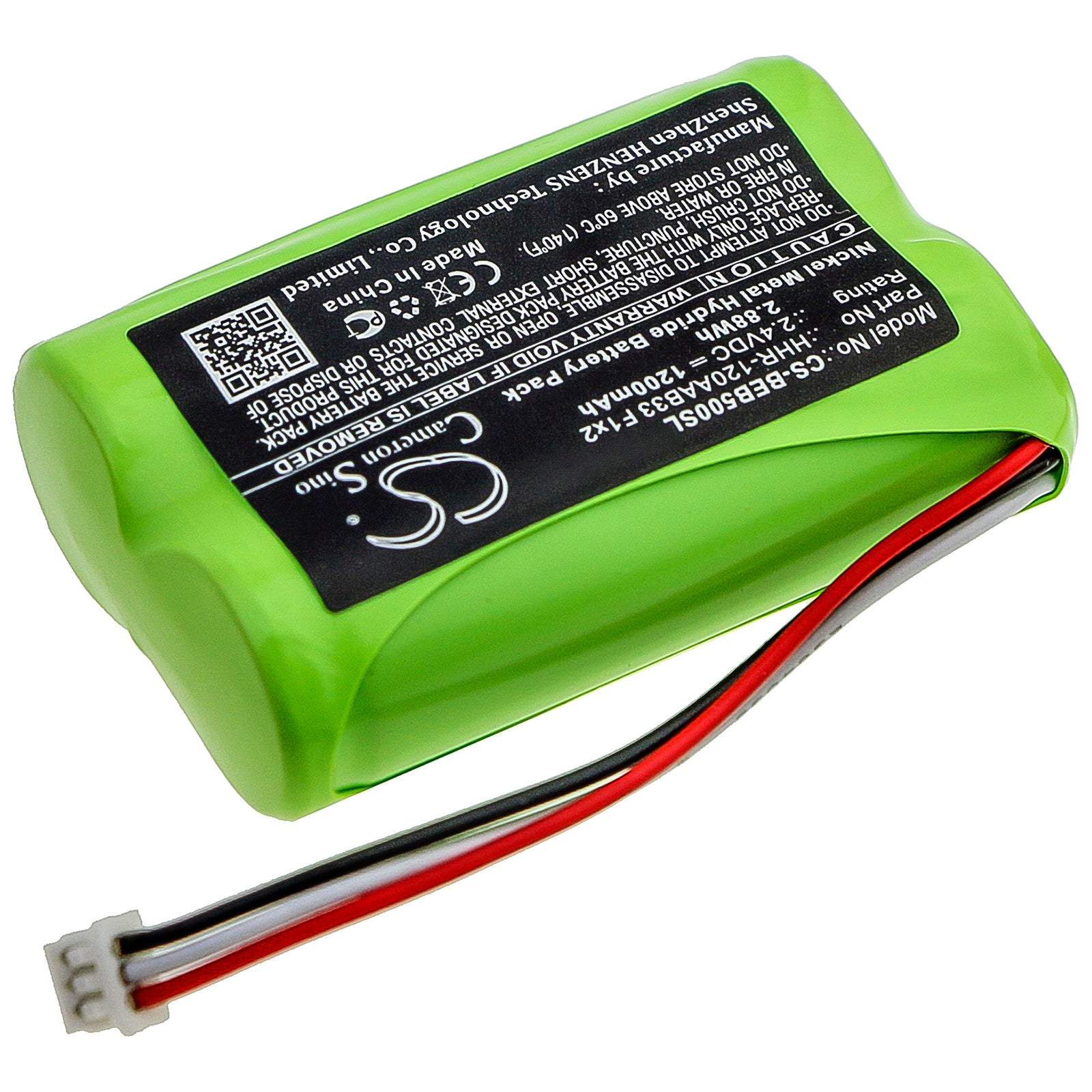 Ni-MH Battery fits Bang & Olufsen, Beo5 2.4V, 1200mAh Remote Control Cameron Sino Technology Limited