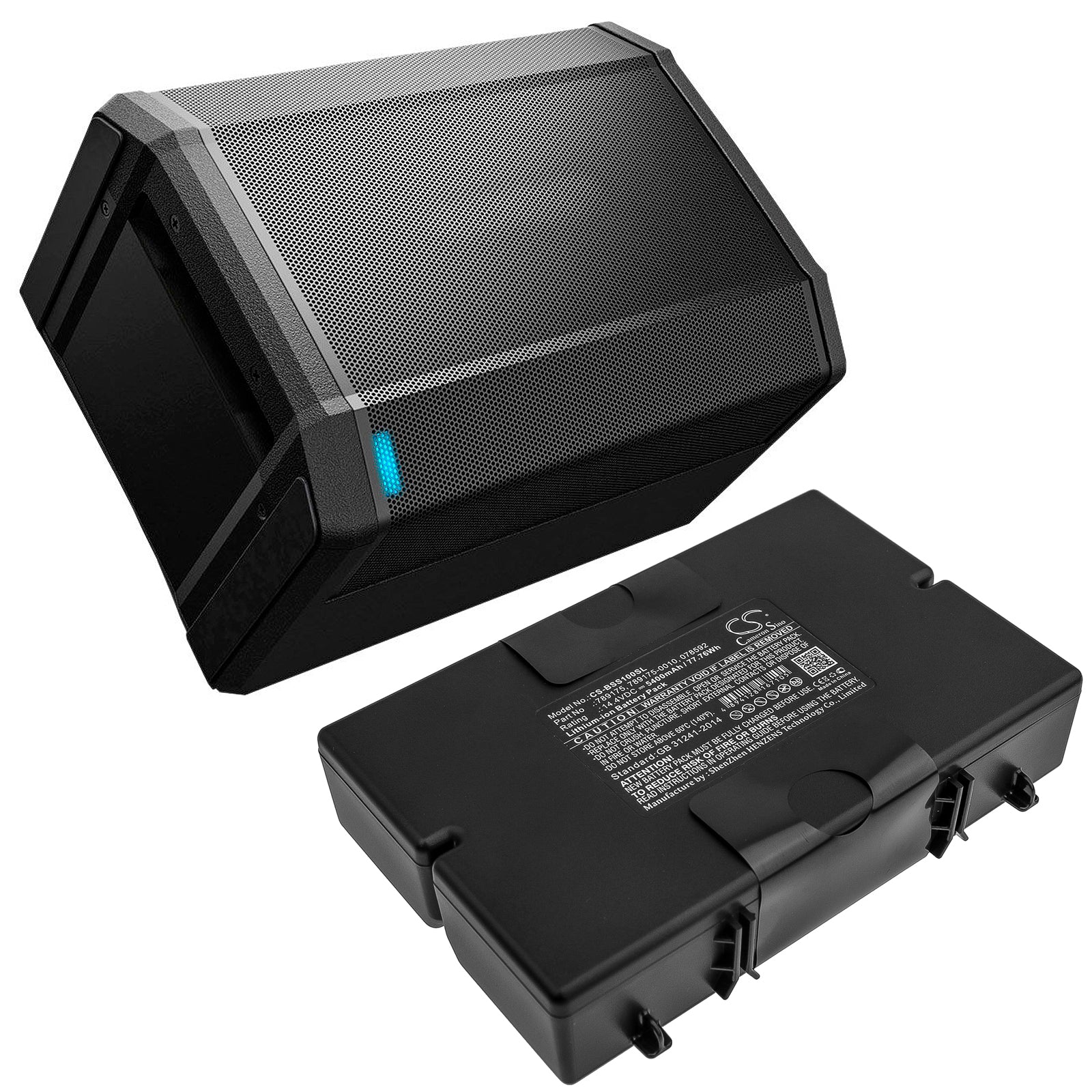 Li-ion Speaker Battery fits Bose, S1 Pro, S1 Pro Multi-position Pa System, S1 Pro System 14.4V, 5400mAh Speaker Cameron Sino Technology Limited