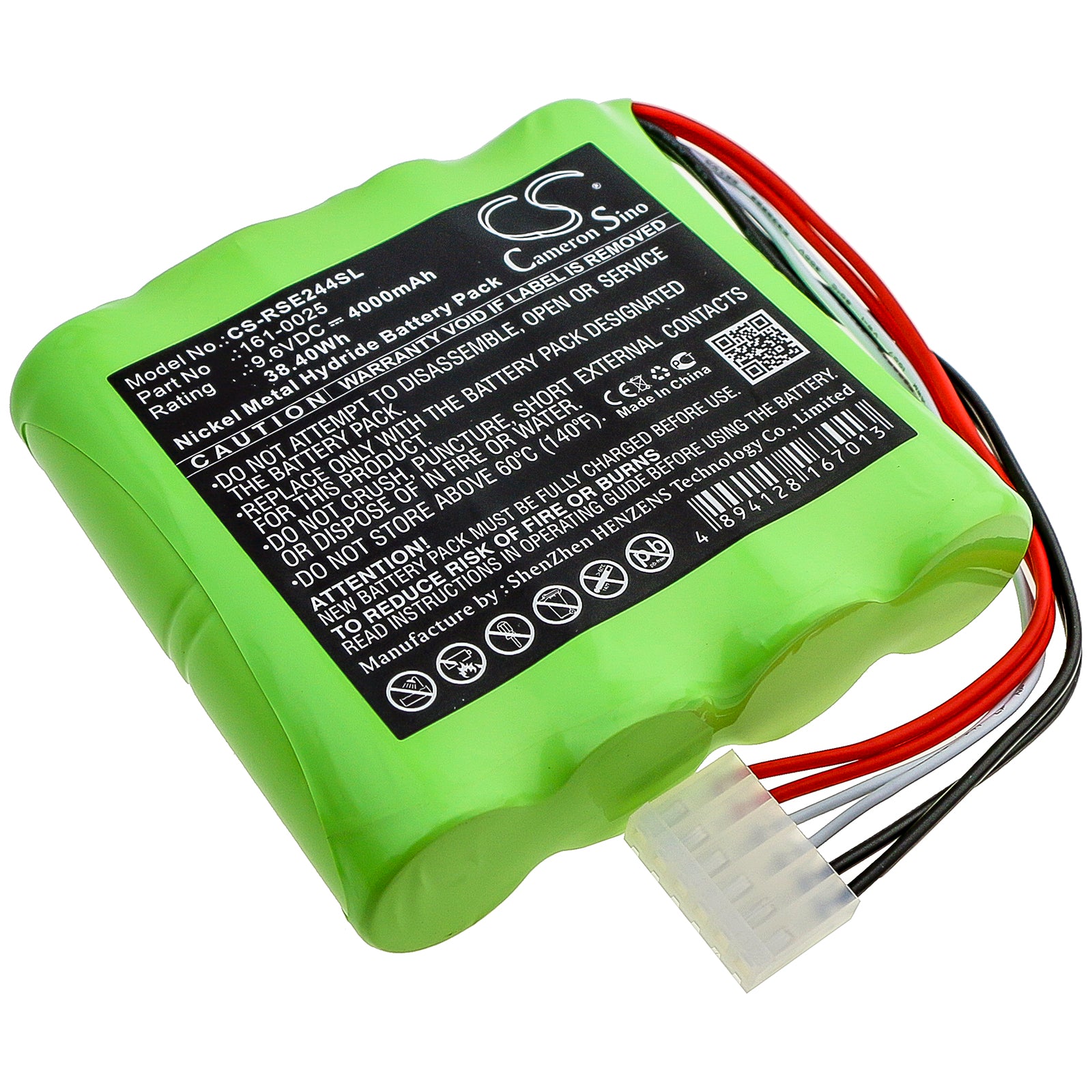 Ni-MH Battery fits Rose, Epg-0244-2 9.6V, 4000mAh Telescope Cameron Sino Technology Limited