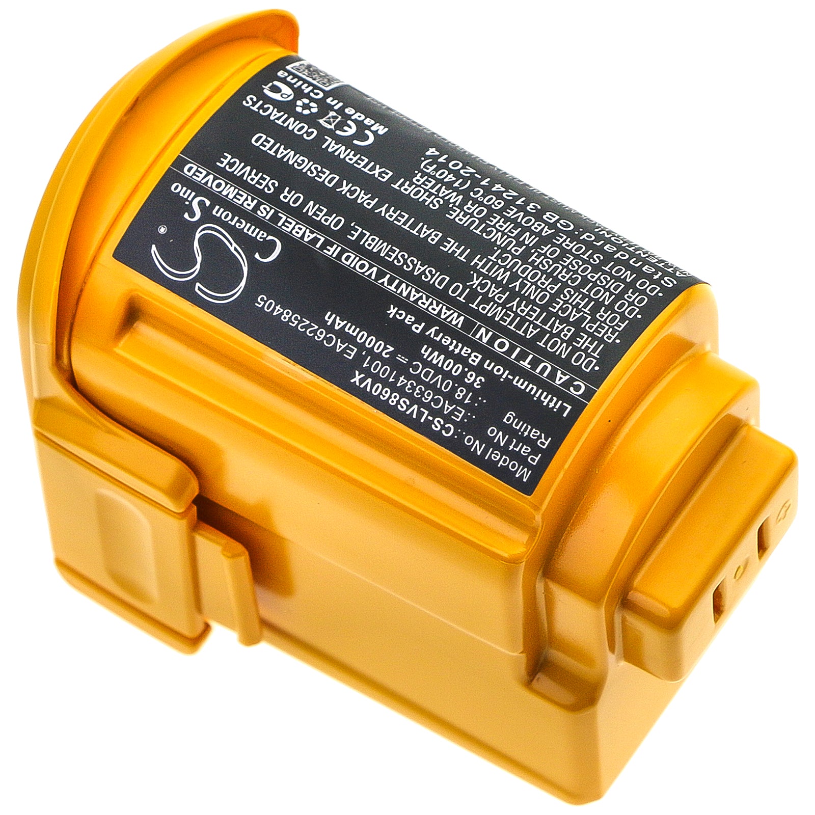 Li-ion Battery fits Lg, Lg Vs8603swm, Vhb511bdb, Vhb511cdb 18.0V, 2000mAh Home Electronics Cameron Sino Technology Limited (Suspended)