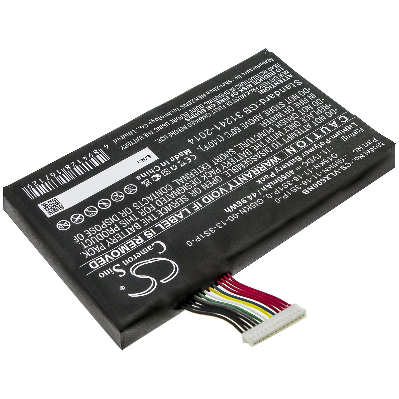 Li-Polymer Battery fits Hasee, F117-f2k, Kp7gt, Z7-kp7d2 11.1V, 4050mAh Notebook & Laptop Cameron Sino Technology Limited