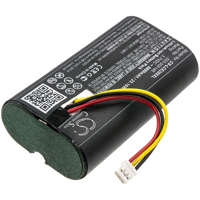Li-ion Battery fits Logitech, 861-000066, Circle 2, Ices-3(3) 3.7V, 6800mAh Home Security Camera Cameron Sino Technology Limited