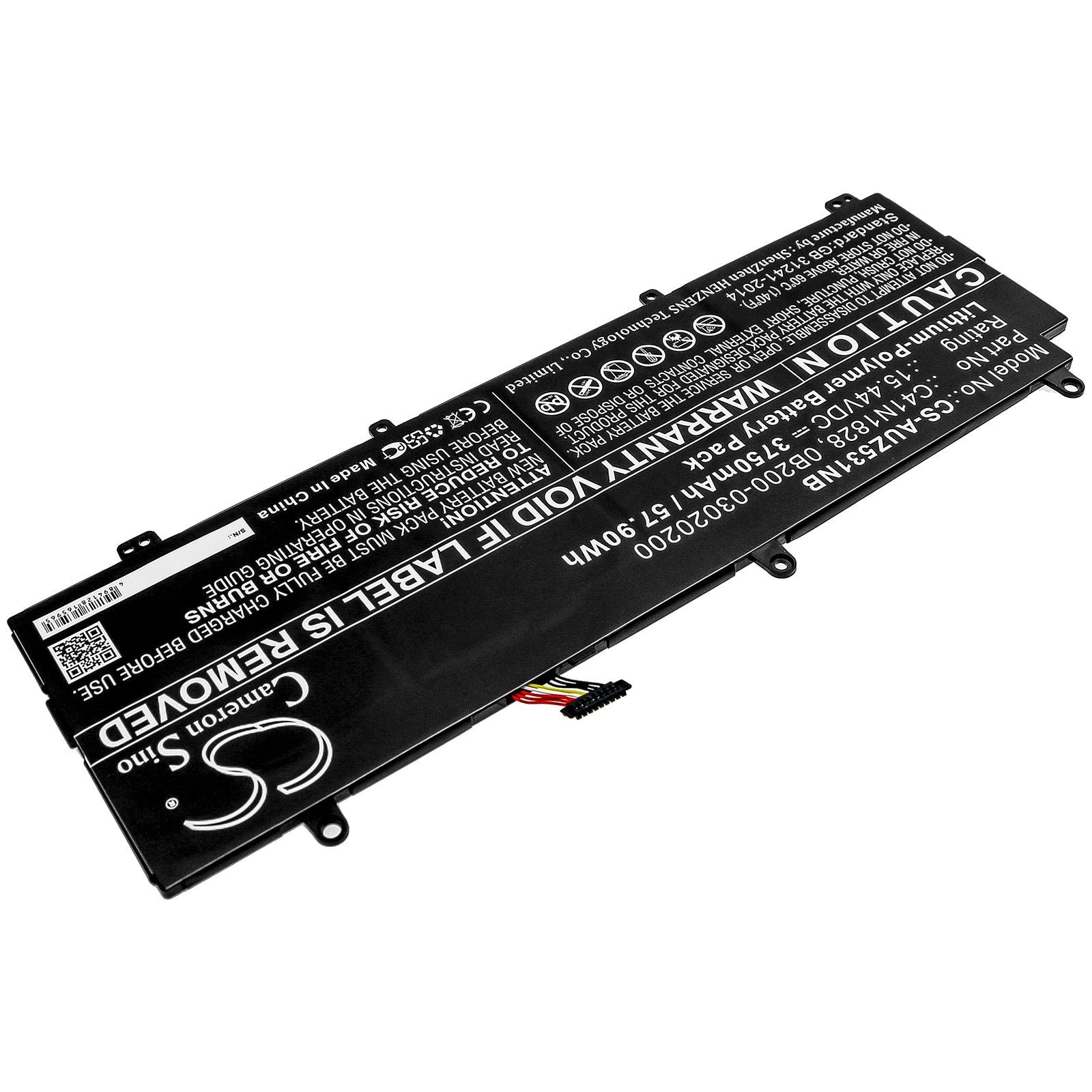 Li-Polymer Battery fits Asus, Ux562fa, Ux562fa-2g, Ux562fa-2s 15.36V, 3500mAh Notebook & Laptop Cameron Sino Technology Limited