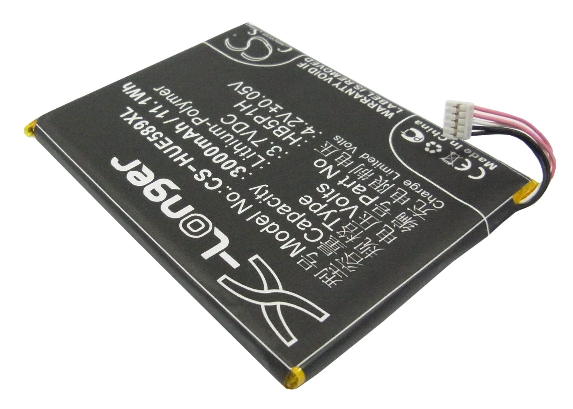 Li-Polymer Battery fits Huawei, E5776, E5776s, E5776s Lte 3.7V, 3000mAh Hotspot Cameron Sino Technology Limited