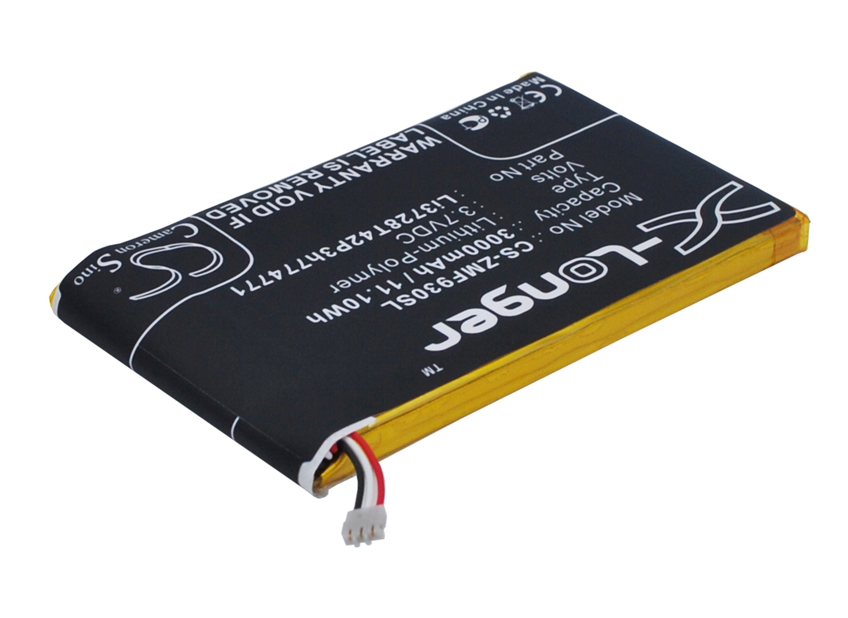 Li-Polymer Battery fits T-mobile, Mf915, Srq-mf915, Z915 3.7V, 3000mAh Hotspot Cameron Sino Technology Limited