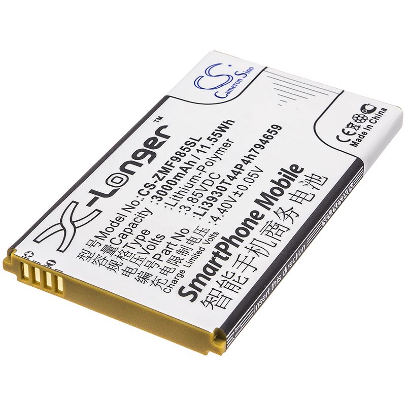 Li-polymer Battery Fits At&t, Velocity 2, Zte, Mf288 3.85v, 3000mah Hotspot Cameron Sino Technology Limited