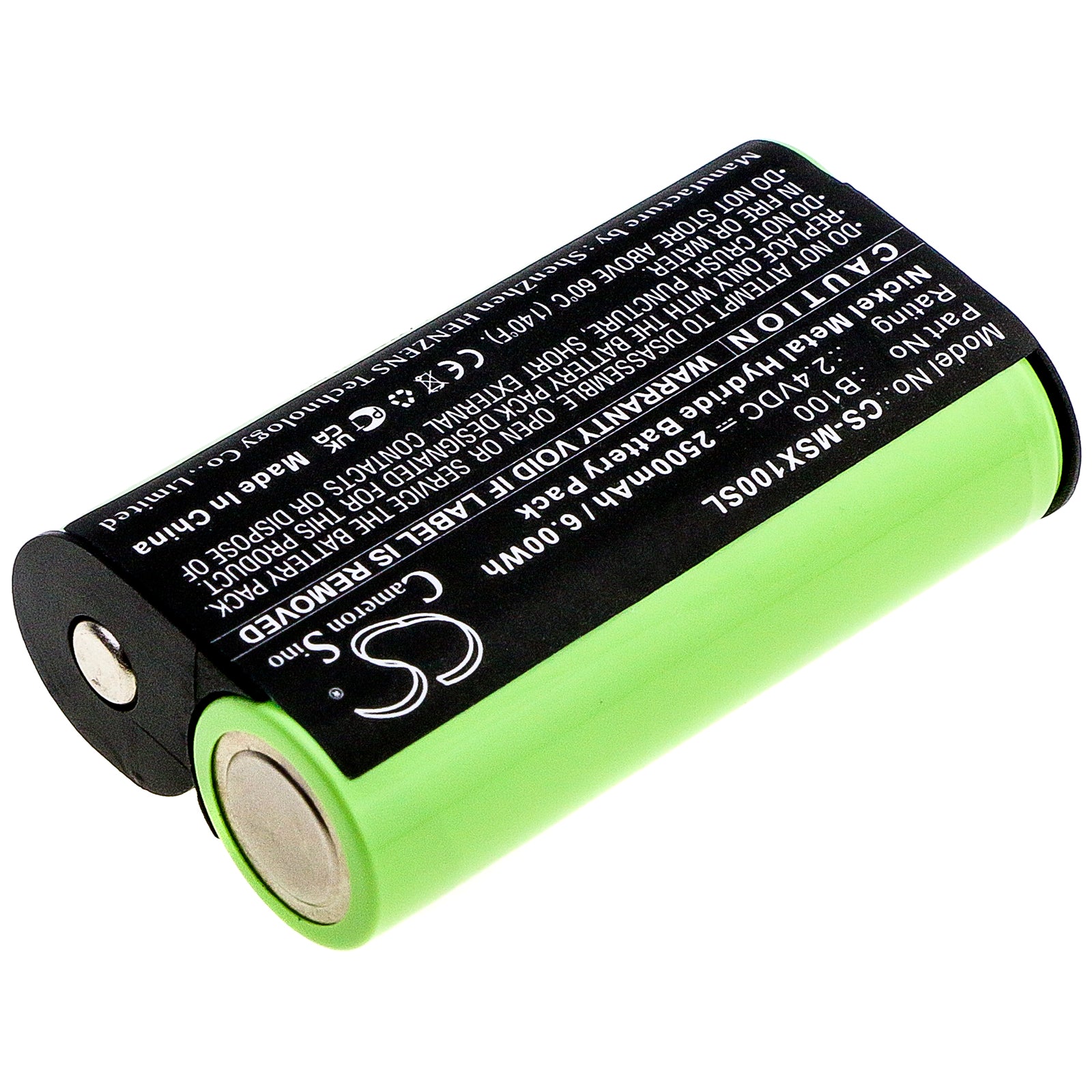 Ni-MH Battery fits Microsoft, Xbox One Elite Wireless Contro, Xbox One S Wireless Controller 2.4V, 2500mAh Game Console Cameron Sino Technology Limited