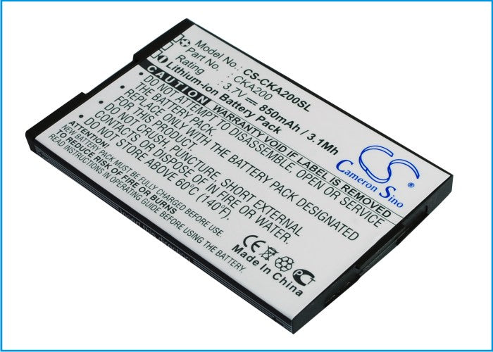 Li-ion Battery fits Zte, A310, Msgm8 2, Msgm8 Ii 3.7V, 850mAh Communications Cameron Sino Technology Limited