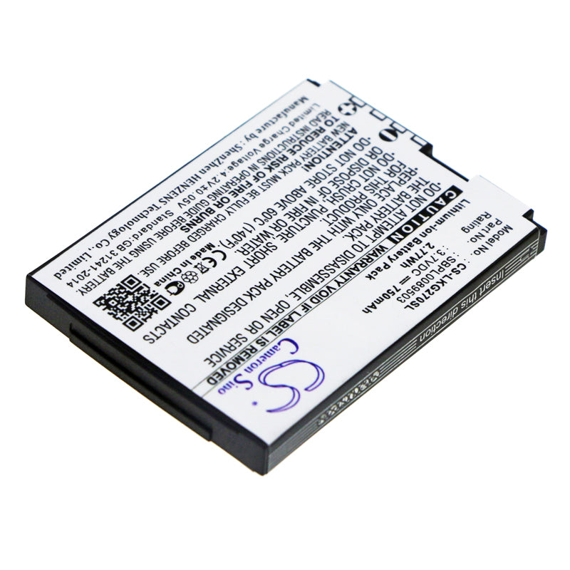 Li-Polymer Battery fits Lg, Kg270, Kg275, Kg278 3.7V, 750mAh Communications Cameron Sino Technology Limited (Suspended)