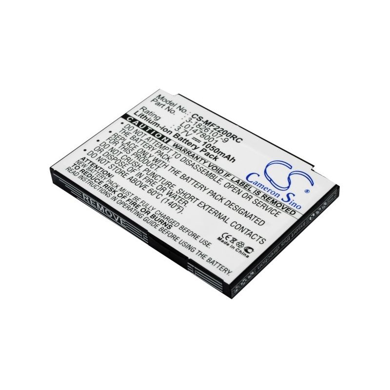 Li-ion Battery fits Novatel Wireless, Mifi2200, Novatel Wireless 3.7V, 1050mAh Hotspot Cameron Sino Technology Limited