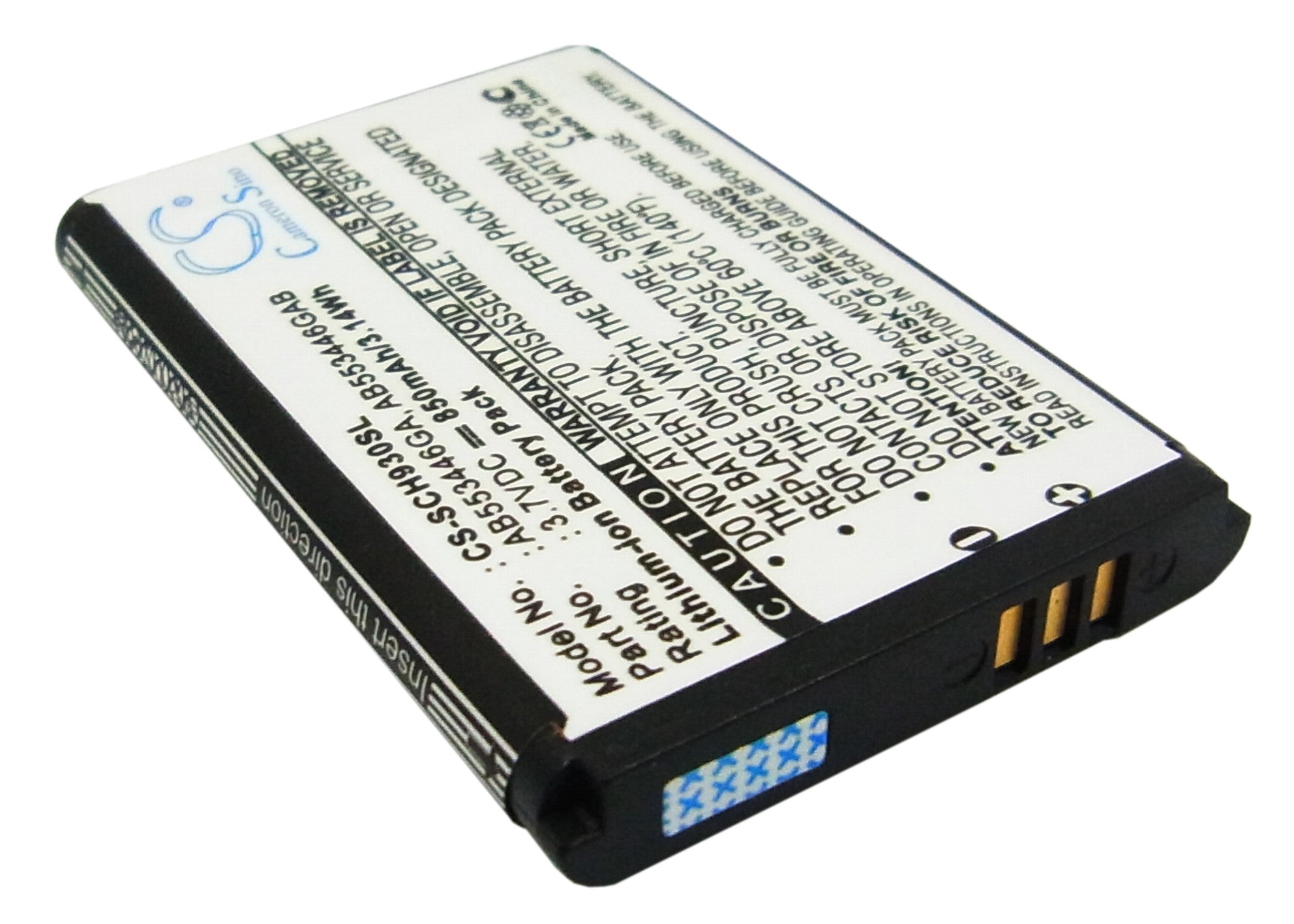 Li-Polymer Battery fits Samsung, Sch-a645, Sch-a870, Sch-a930 3.7V, 850mAh Mobile & SmartPhone Cameron Sino Technology Limited