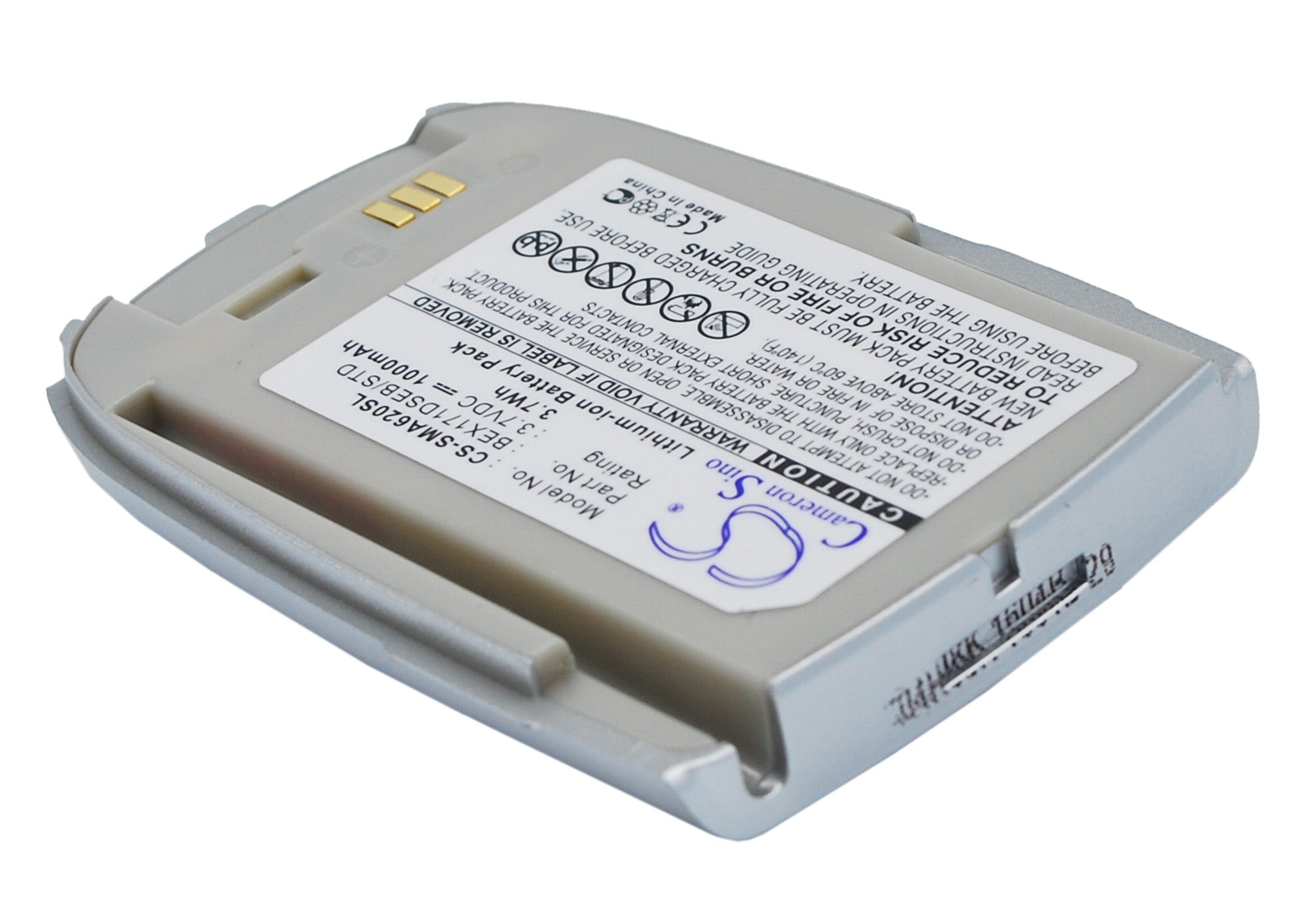 Li-Polymer Battery fits Samsung, Sph-a620, Vag-1000 3.7V, 1000mAh Mobile & SmartPhone Cameron Sino Technology Limited