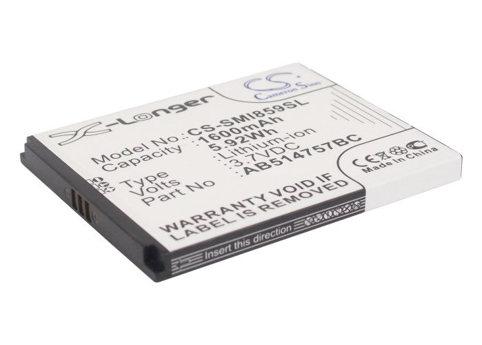 Li-Polymer Battery fits Samsung, Sch-i859, Sgh-i728a, Sgh-i740 3.7V, 1600mAh Mobile & SmartPhone Cameron Sino Technology Limited