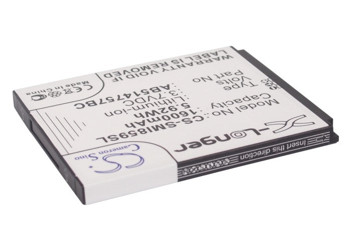 Li-Polymer Battery fits Samsung, Sch-i859, Sgh-i728a, Sgh-i740 3.7V, 1600mAh Mobile & SmartPhone Cameron Sino Technology Limited