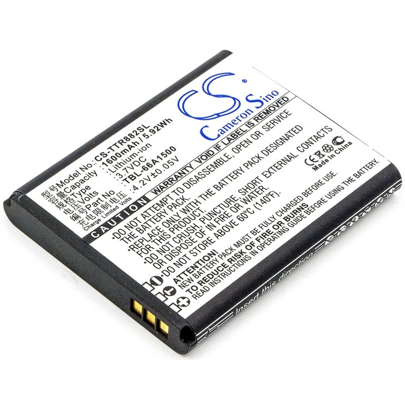 Li-ion Battery fits Tp-link, Tl-t882, Tp-link 3.7V, 1600mAh Hotspot Cameron Sino Technology Limited