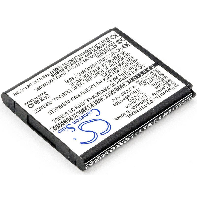 Li-ion Battery fits Tp-link, Tl-t882, Tp-link 3.7V, 1600mAh Hotspot Cameron Sino Technology Limited