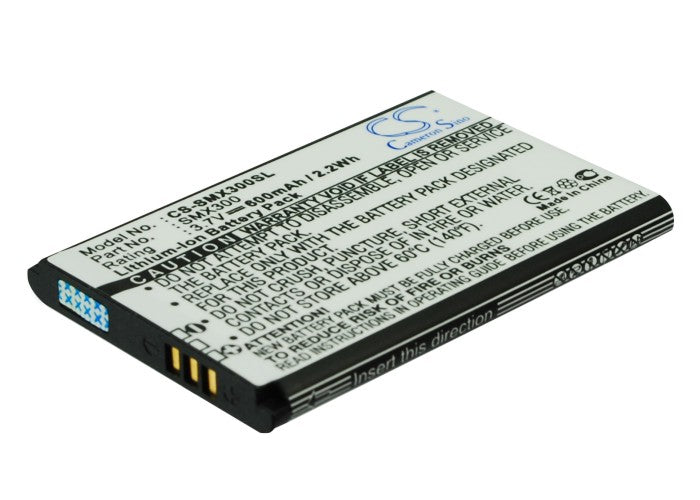 Li-ion Battery fits Samsung, X300 3.7V, 600mAh Mobile & SmartPhone Cameron Sino Technology Limited