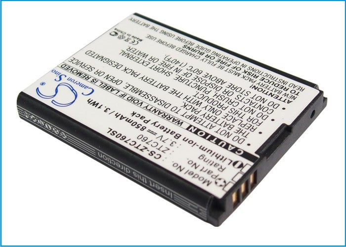 Li-Polymer Battery fits Telstra, C76 3.7V, 850mAh Communications Cameron Sino Technology Limited