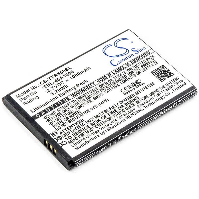 Li-ion Battery fits Tp-link, 5600, Tl-5600, 3.7V, 1000mAh Hotspot Cameron Sino Technology Limited
