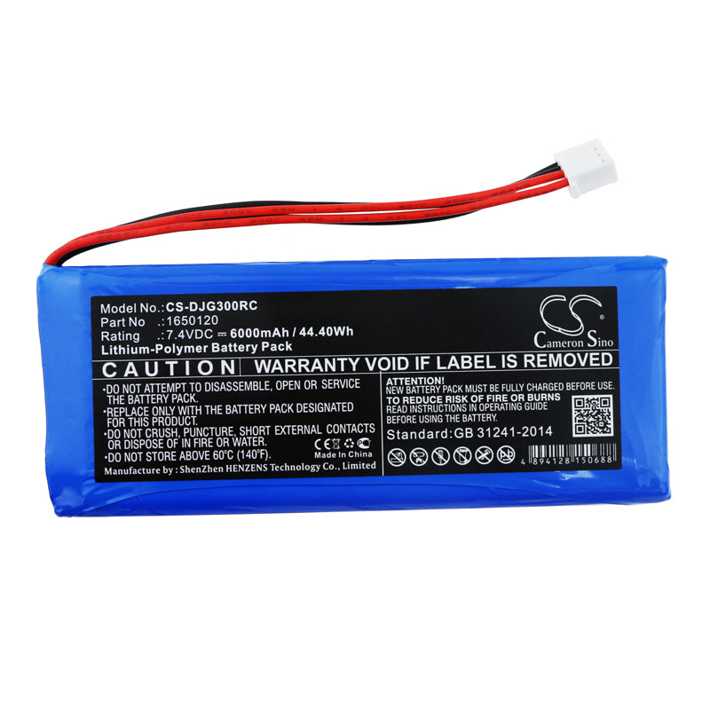 Li-Polymer Battery fits Dji, Gl300c, Gl300f, Inspire 1 Controller 7.4V, 6000mAh Remote Controller Cameron Sino Technology Limited