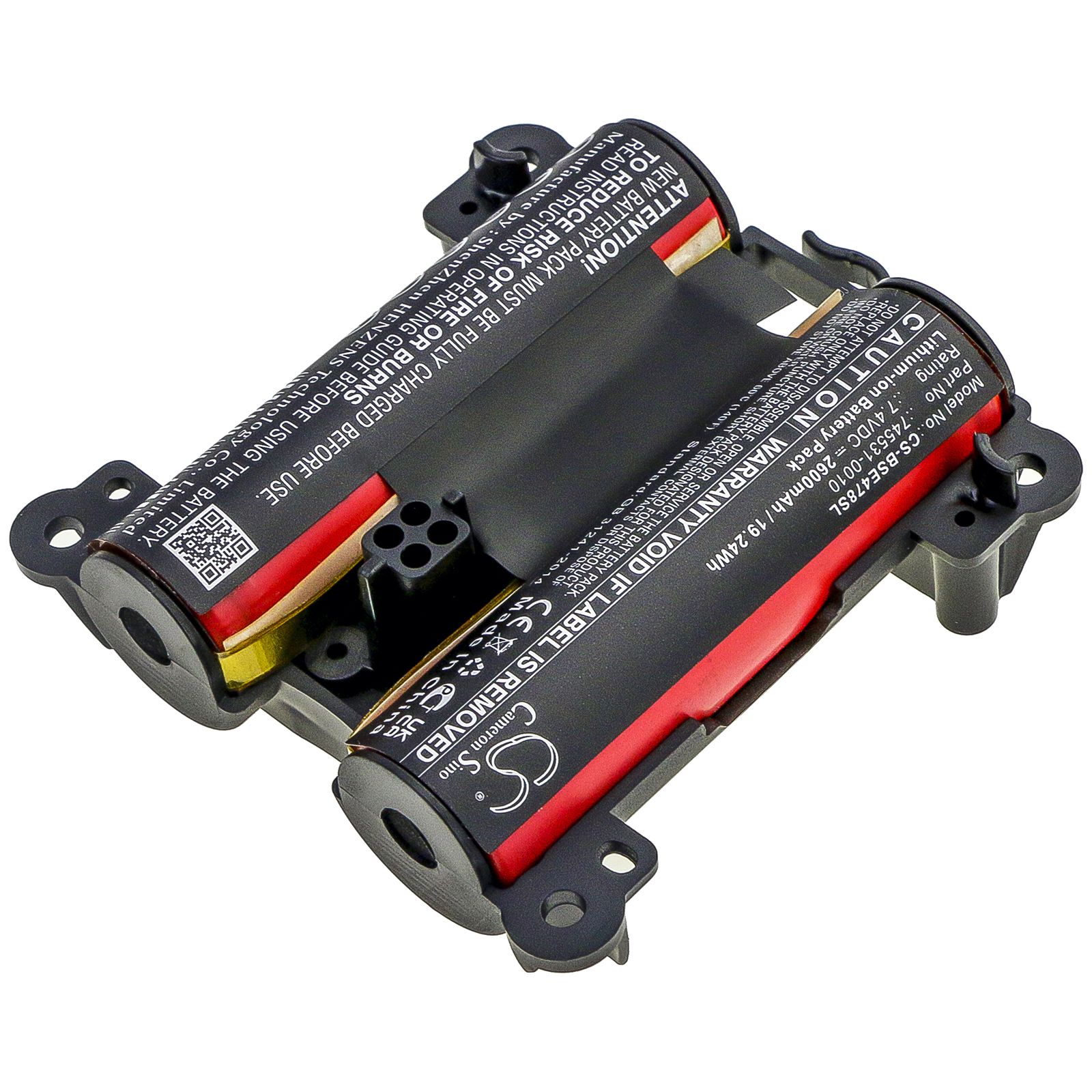 Li-ion Speaker Battery fits Bose, 745531-0010 7.4V, 2600mAh Speaker Cameron Sino Technology Limited
