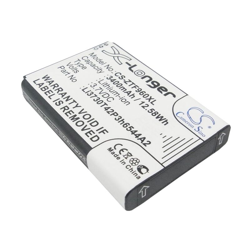 Li-ion Battery Fits Net10, Srq-z289l, Z289l, T-mobile 3.7v, 3400mah Hotspot Cameron Sino Technology Limited